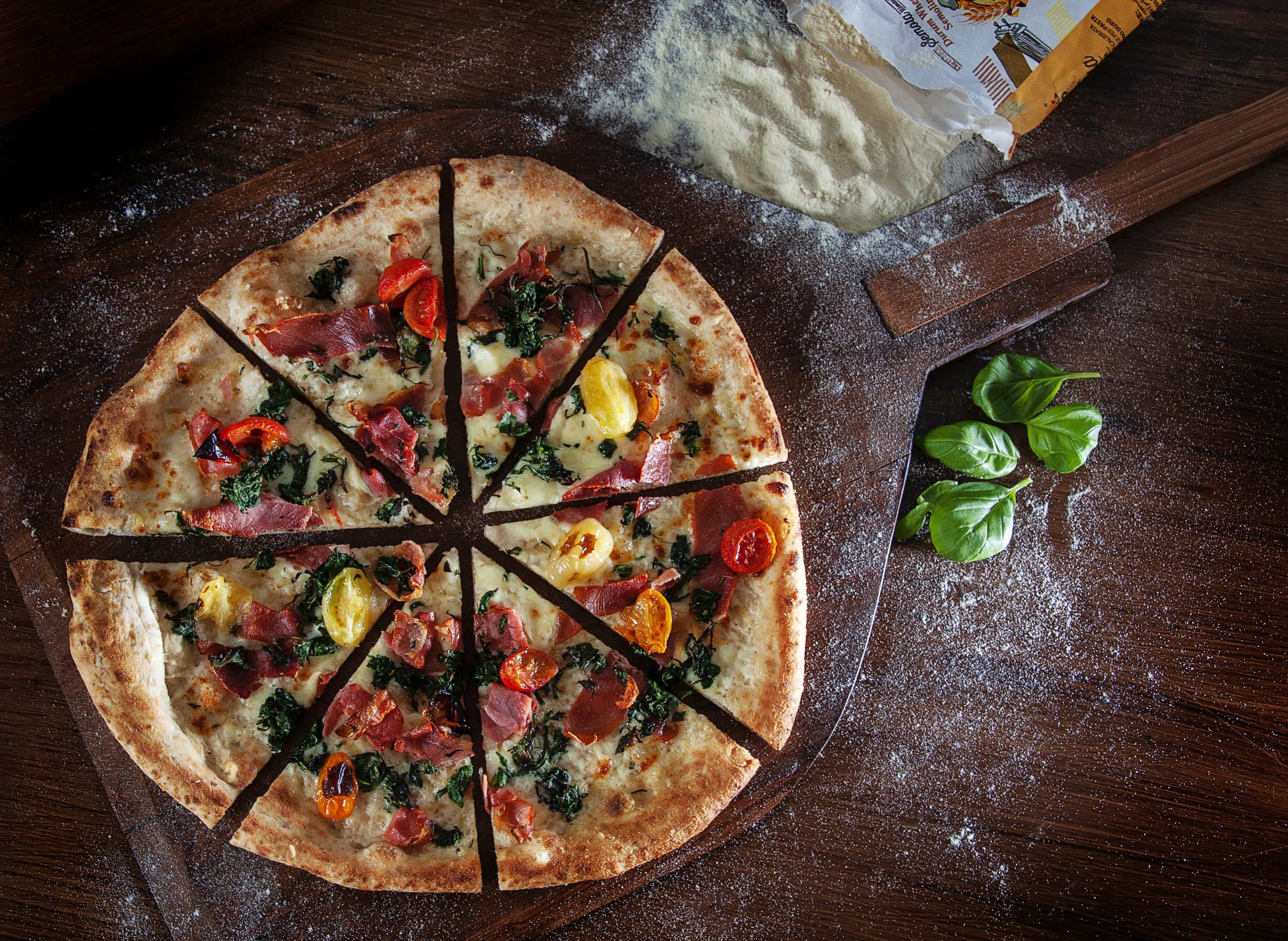 Prosciutto, Wilted Rocket and Pecorino | Pizza Baracca