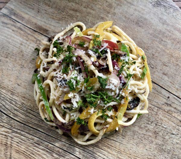 Spaghetti Vegetable with Ricotta