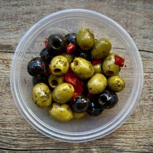 Black & Green Pitted Olives