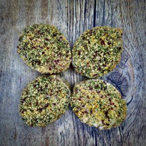 Smashed Pea & Lemon Bites (Vegan)